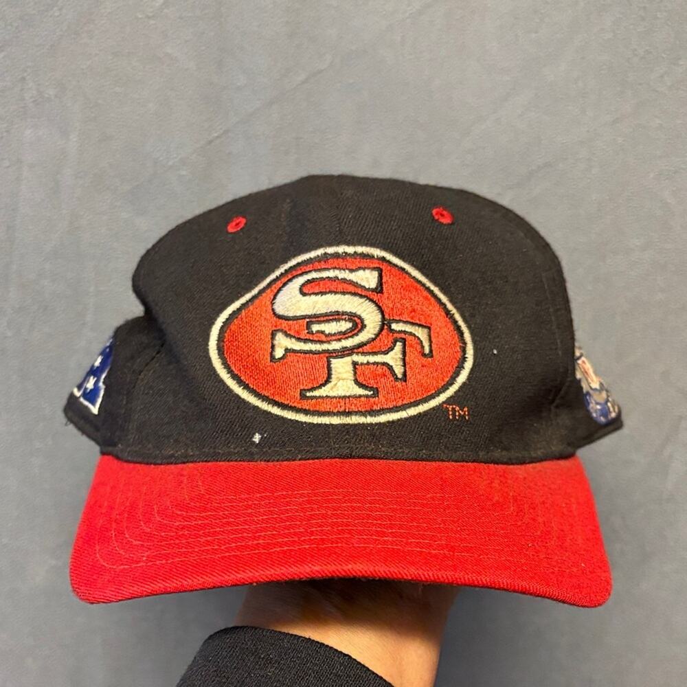 Vintage San Fransisco 49ers SF Logo Cap Hat Starter 100% Will 7 3/8